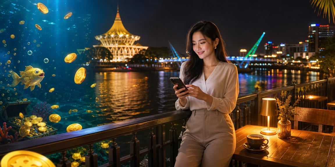 Permainan memancing gaya Malaysia di Kuching melalui 42100